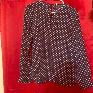 Polka dot blouse